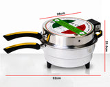 Silver Crest Arabic Bread Maker Oven – 28cm Electric Mini Oven with Italian Technology Heating Element for Pita, Roti, Flatbreads, Mini Pizzas & More