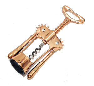 Corkscrew Wine Opener Copper Plated-Doubles as a bottle opener