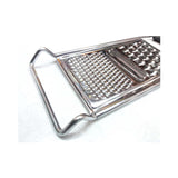 stainless steel flat grater, fruits planer with plastic grip