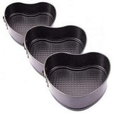 ARTC 3-Pieces Heart Shaped Cake Mould Pans