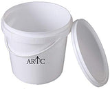 ARTC Multipurpose Yogurt Plastic Container Round Shape White Color With Lid