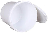 ARTC Multipurpose Yogurt Plastic Container Round Shape White Color With Lid