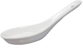 ARTC® Pure White Porcelain Ceramic Spoon, Bone China Soup Spoon Set of 6