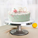 Stainless Steel Cake Turntable and Revolving Cake Decorating Stand