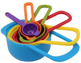 Plastic Measuring Cups and Spoons Set of 6 Pieces