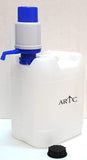 ARTC Heavy Duty Plastic Jerry Can With Water Pump 25Ltr
