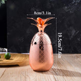 ARTC Solid Copper Pineapple Tumbler/Mug with Copper Straw
