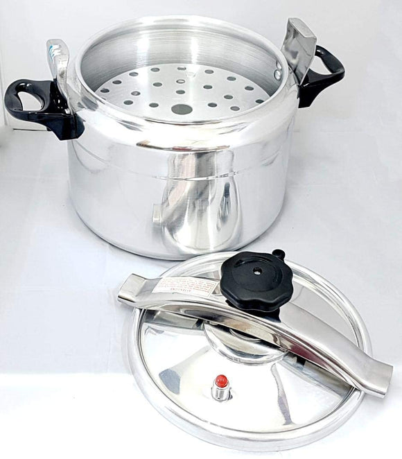 Ayda Pure Aluminium Mandi Biryani Cooking Pot Or Steamer Pot Silver 35Cm35  Cm Silver