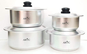 ARTC High Grade Anodized Aluminium Cooking pot 4pcs Set