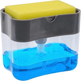 2-in-1 Soap and Detergent Dispenser With Sponge