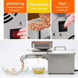 ARTC Automatic Small Cold Peanut Oil Press Machine / Oil Expeller / Oil Extraction Machine