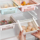 ARTC 4pcs Refrigerator, Fridge Drawer Storage Shelf Rack Basket - ( Multicolor )