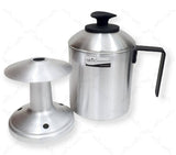 ARTC Arabic Coffee Boiler Brewer Jug Silver/Black 2 Liter