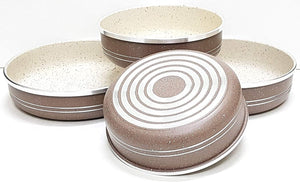 ARTC 4pcs Set Granite Coated Cake Pan, Cake Mould