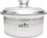 ARTC Pure Aluminium Basari Pot Mandi Biryani Aluminium Cooking Pot and Steam Pot