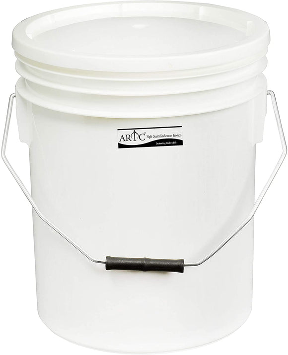 ARTC White 18L Paint and Resin Pail, Bucket