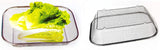 ARTC Stainless Steel Rectangular Vegetable Strainer, Kitchen Sink Basket and Fruit Basket