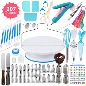 207pcs Cake Decorating Tools Supplies Kit