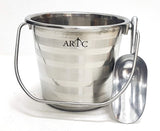 ARTC Stainless Steel Ice Bucket ,Cooler With Small Aluminum Ice Scoop Shovel - 2 Liter