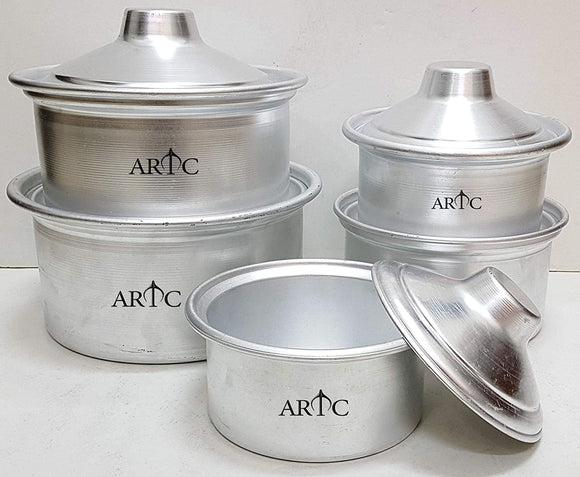 ARTC Pure Aluminium Basari Cooking Pot 5 piece set