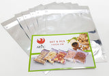 ARTC Kitchen Food Seal Storage Plastic Bag, Resealable Food Pouches 6 piece - 33772