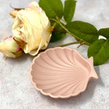 Eco-Friendly Handmade Decorative Seashell shape Dish in Terracotta color