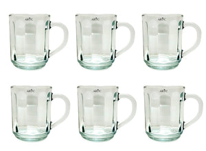 ARTC Tea Water Coffee glass Mug 6 piece set